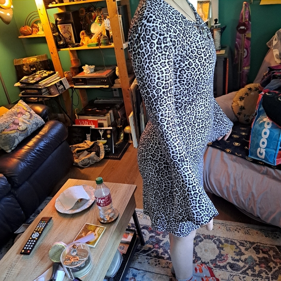 Y2k leopard print Michael Kors Dress xs - Picture 5 of 6